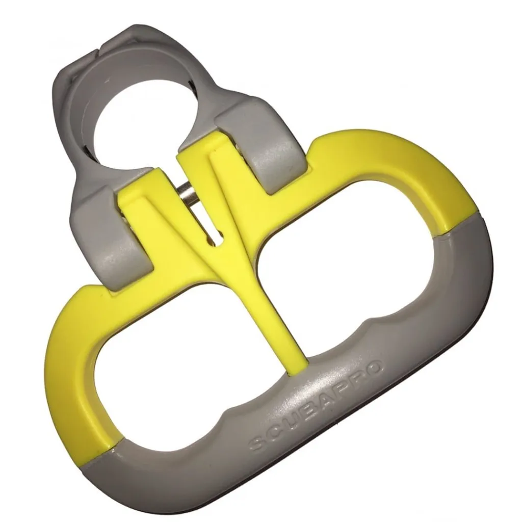 Support de bouteille SCUBAPRO jaune sangle de fixation pour bloc de plongée - 3