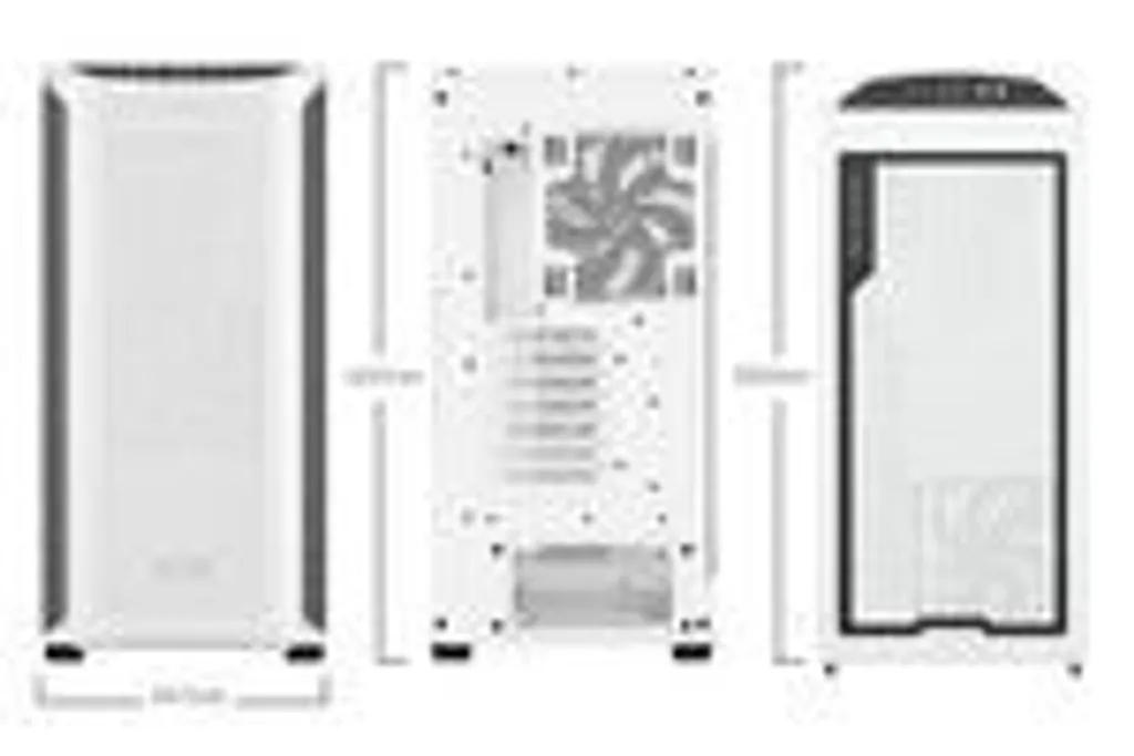 Shadow Base 800 DX White : Boîtier PC avec Airflow Massif et ARGB Blanc - 16