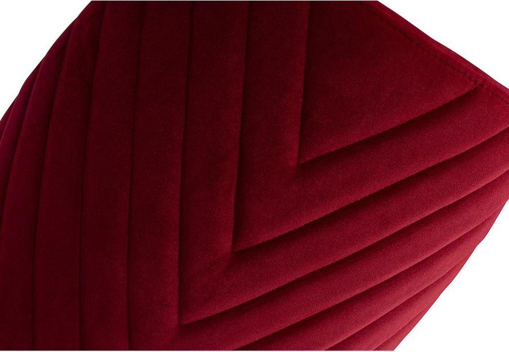 Roter Designer Stuhl Metallrahmen Esszimmer Edelstahlstuhl Stühle Neu