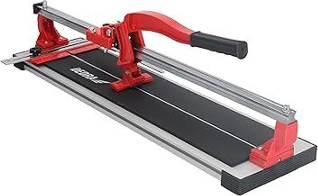 Dedra Fliesenschneider, manuelle Fliesenschneidmaschine, 600 mm, 60 cm, mit Kugellager, Führungsschiene mit X-Profil, Aluminium-Chassis, mit gummi...