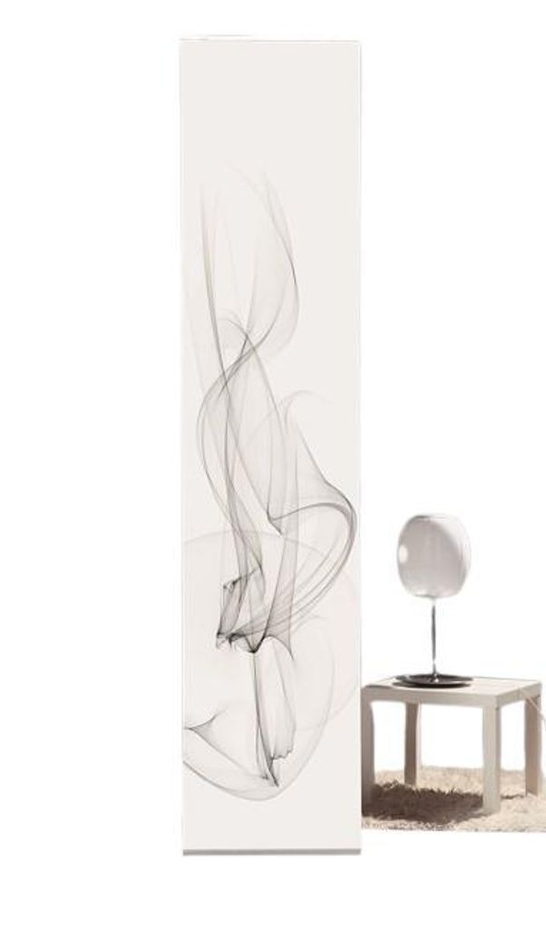 Flächenvorhang Schiebevorhang digital bedruckt Limbo 278 BxH 60x260cm abstrakt Qualm grau