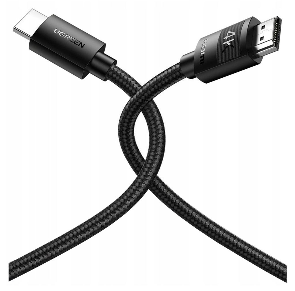 Câble Hdmi Ugreen Hd119, 4K 60Hz, 1M (Czarny) Image du produit 