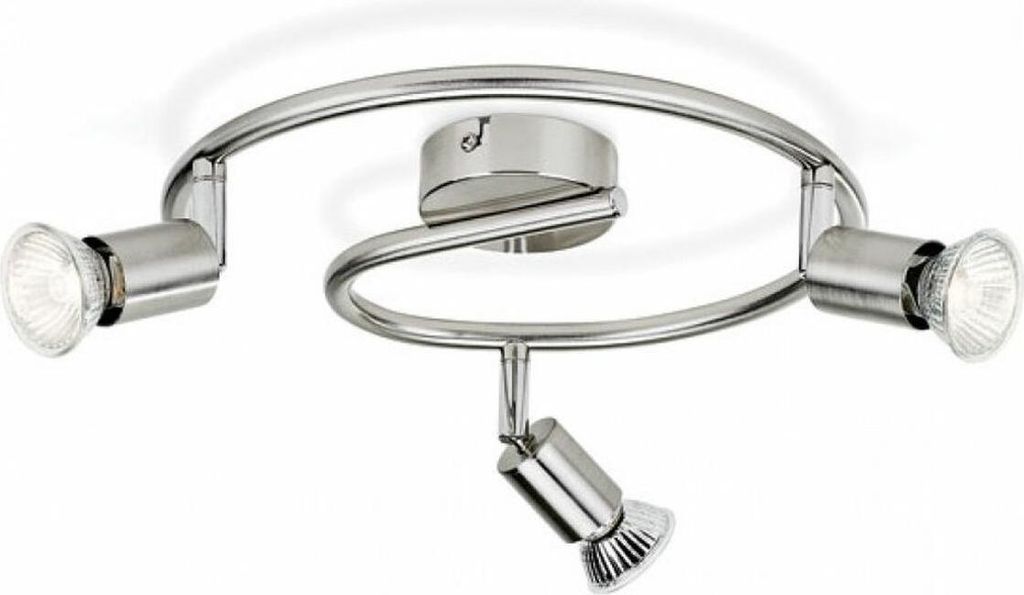 Philips myLiving Limbali Decken-/Wandspot, 3x, Schienenlichtschranke, GU10, 3 Glühbirne(n), LED, 220-240 V, Nickel