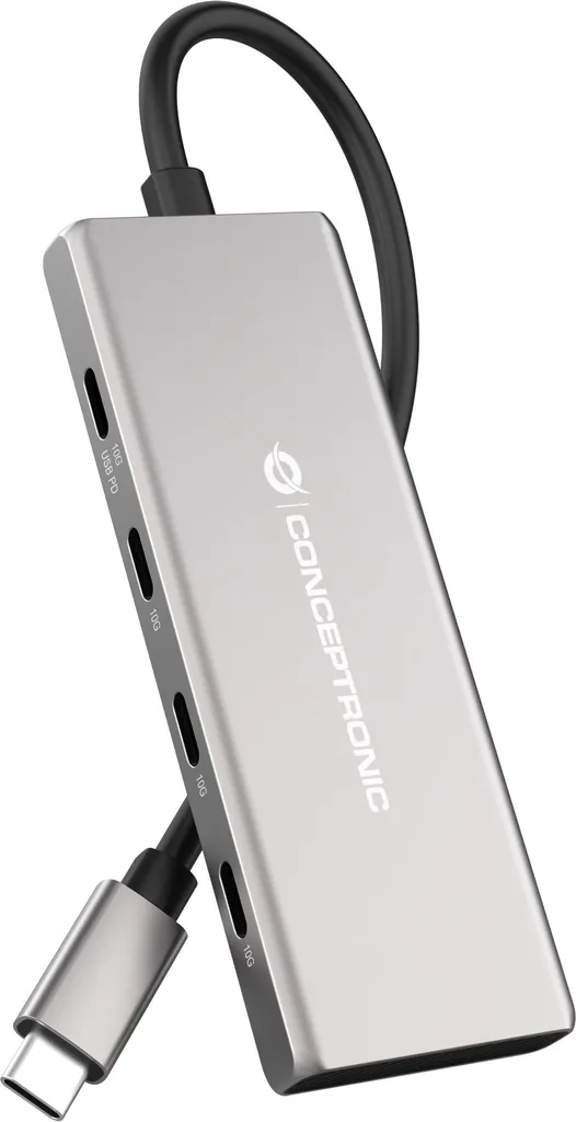 Hub USB 3.2 10Gbps Conceptronic HUBBIES17G - 7 Porte per MacBook e PC