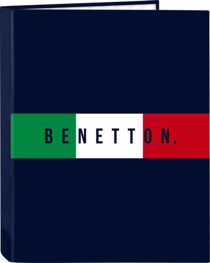 Ringbuch Benetton Flag Marineblau A4 26.5 x 33 x 4 cm