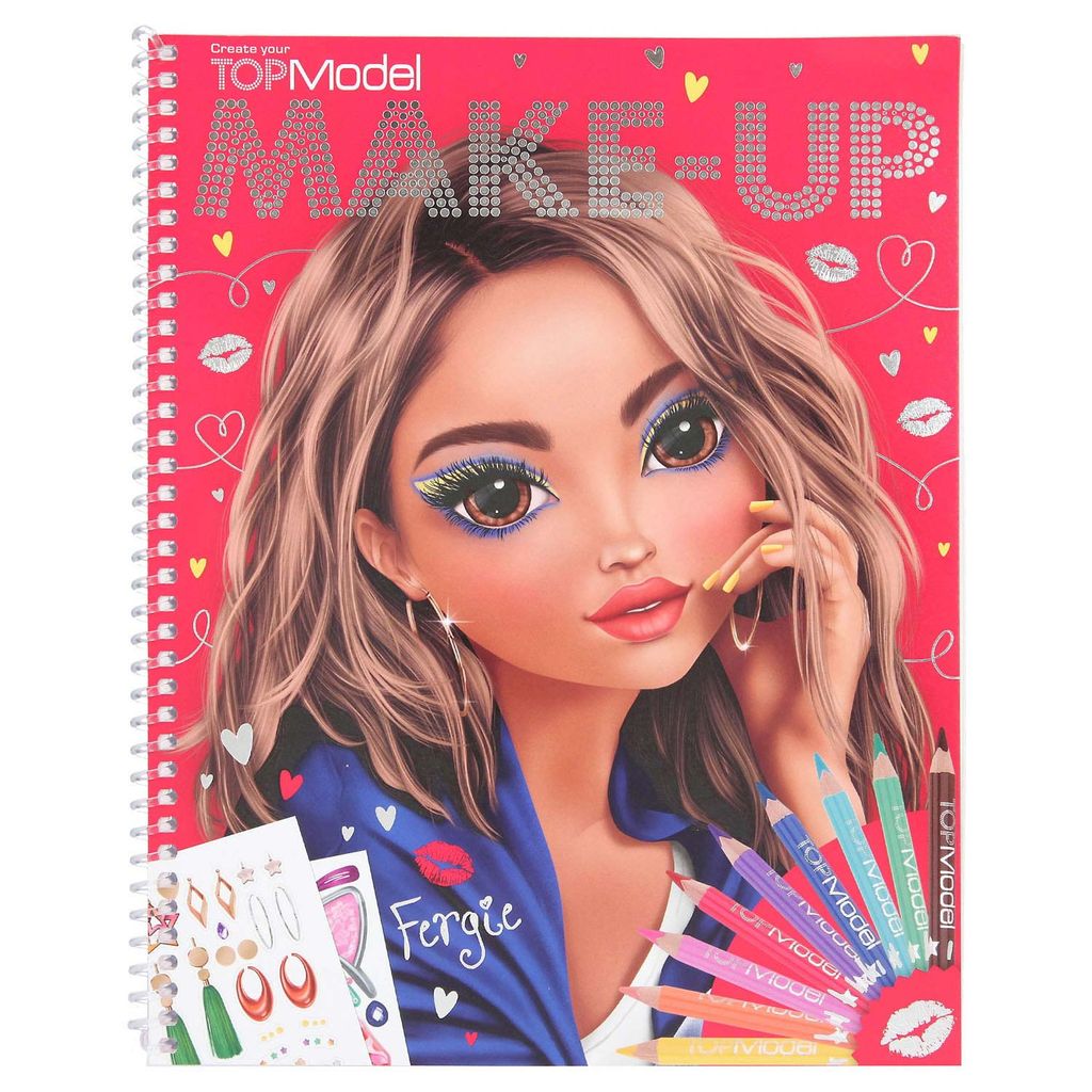 Top Model Make -up Malbuch Fergie