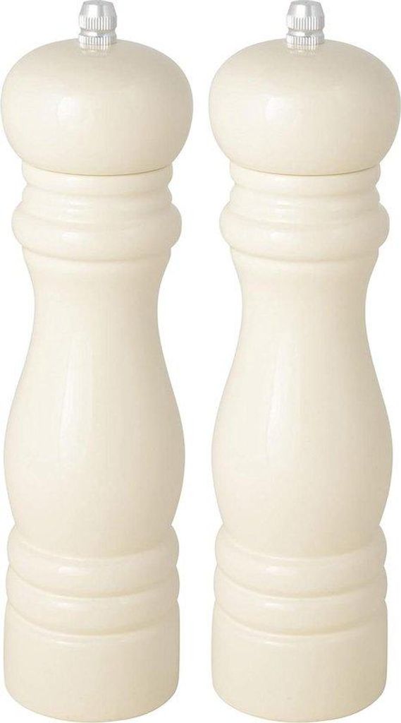 Salz- und Pfeffermühle 2er Set cremefarben Küchenzubehör