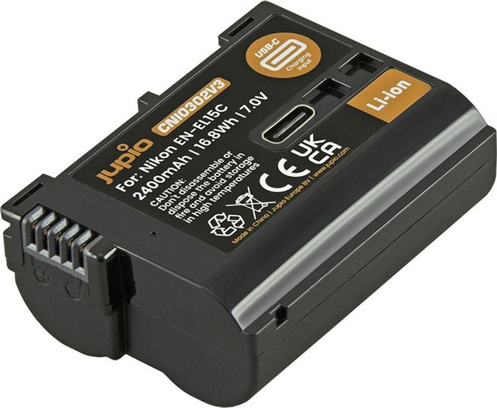 Jupio CNI0302V3, Nikon, 2400 mAh, 7 V, Lithium-Ion (Li-Ion)