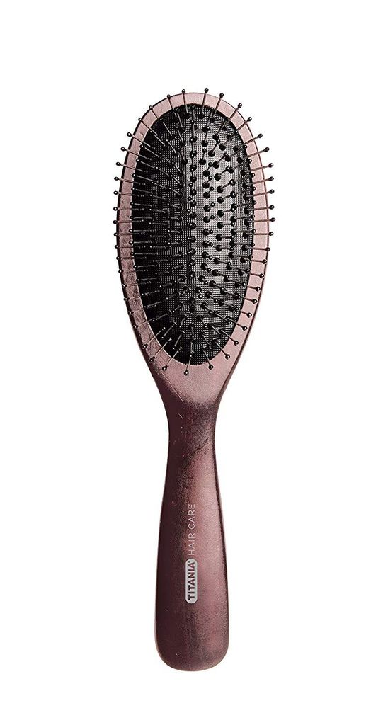 Titania brosse de massage métallique grande bois foncé Image du produit 