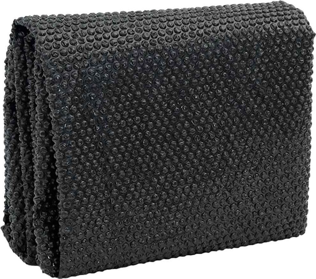 vidaXL Poolabdeckung Schwarz 356 cm PE