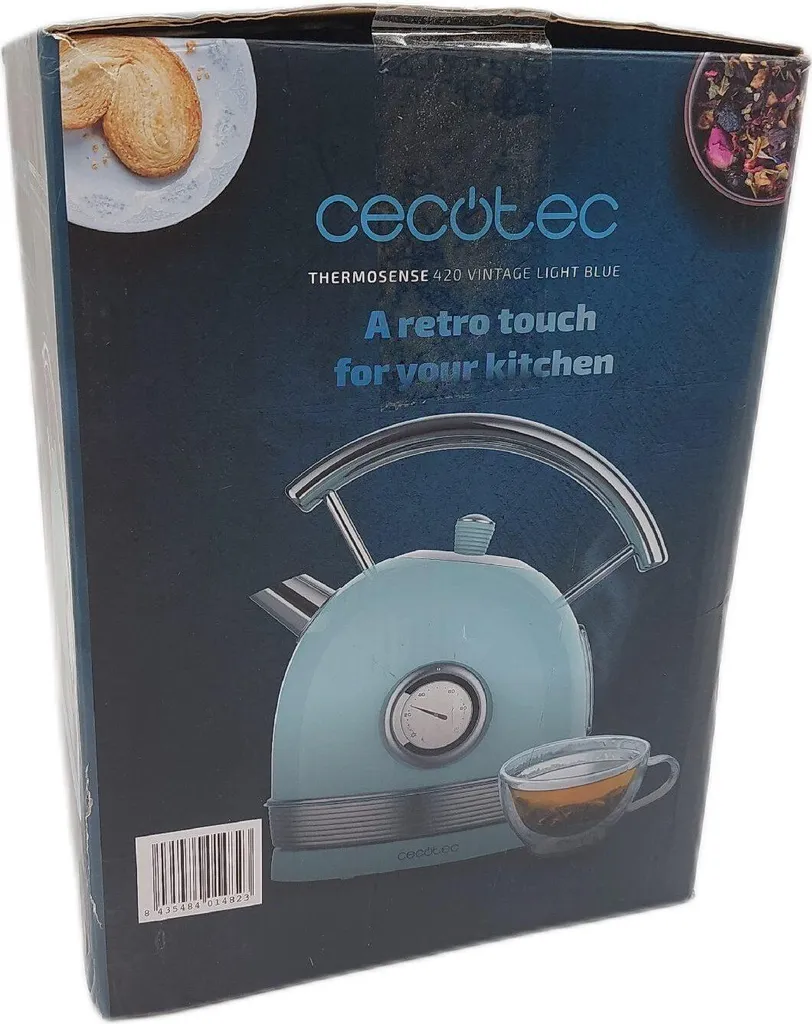 Bouilloire Anti-Calcaire Cecotec 01482 Design Bleu Sans BPA 1,7L