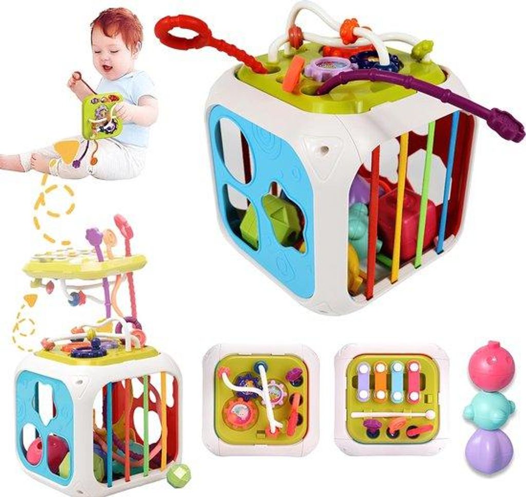 Sensorisches Spielzeug für 6-12 Monate, Sortierpuzzle für Babys, Lernspielzeug für frühe Entwicklung