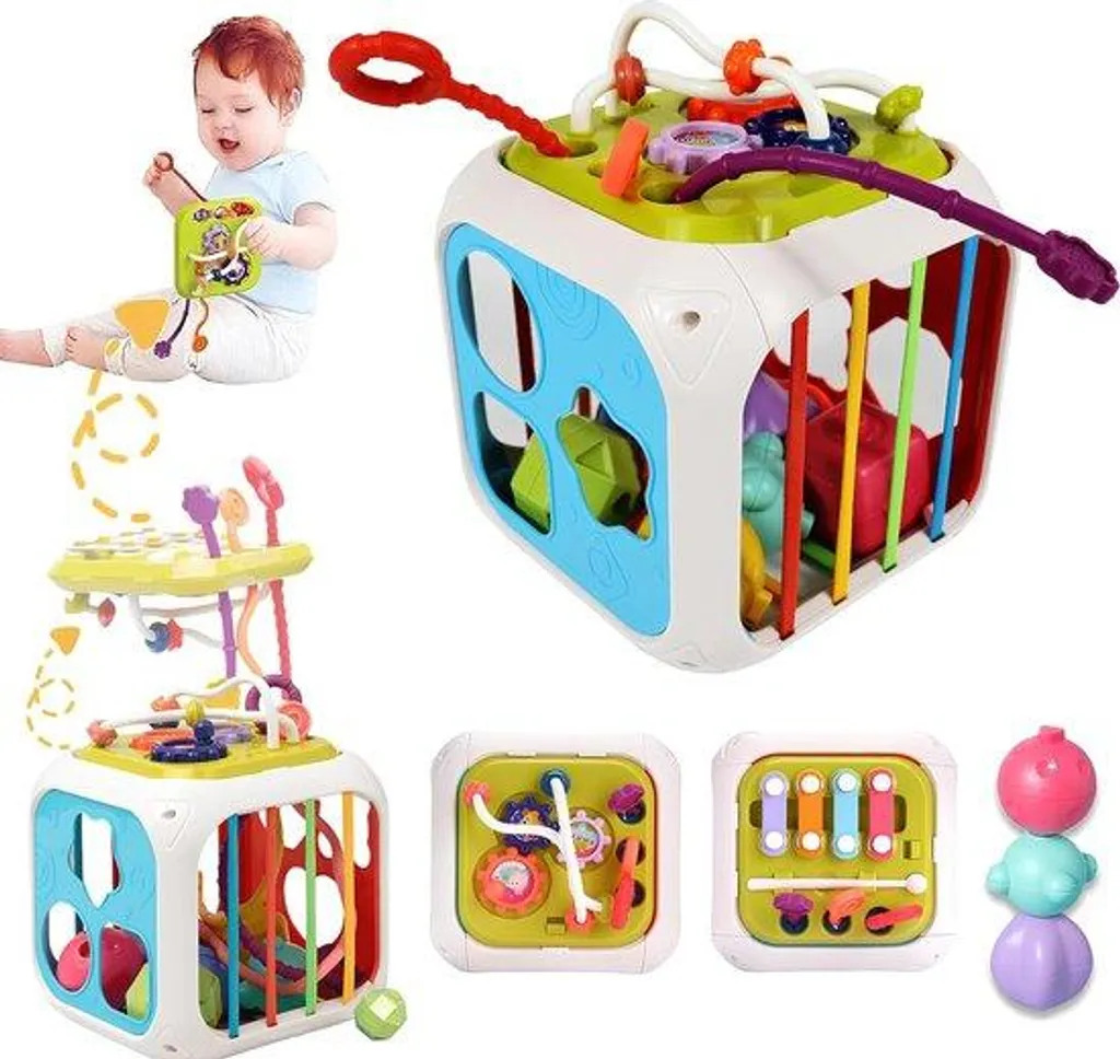 Puzzle de tri sensoriel pour bébé : stimuler la motricité 6-12 mois