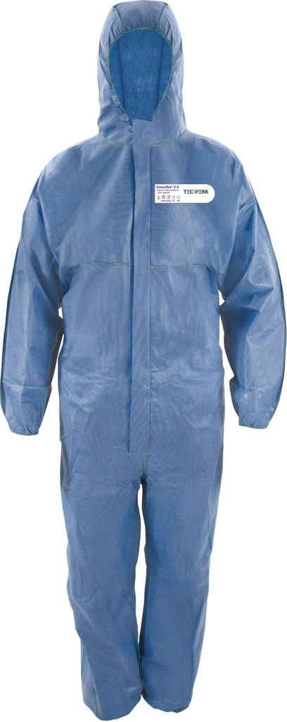 Schutzoverall CoverTex Gre XL blau PSA-Kategorie III