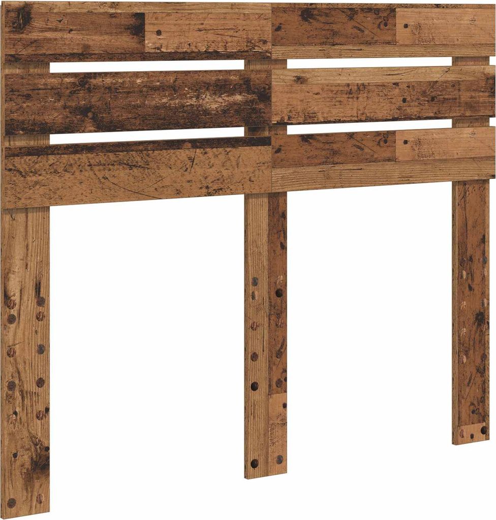 vidaXL Kopfteil Altholz 100 cm Holzwerkstoff