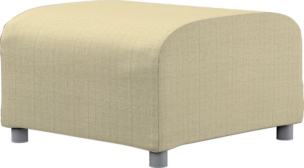 Dekoria Bezug für Klippan Hocker, beige-creme, Husse, Klippan Hocker