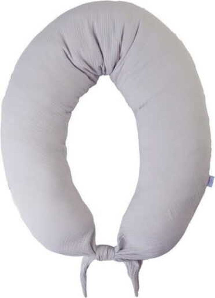 Stillkissen Schwangerschaftskissen Pregnancy Moon Muslin 260 cm Grau Babymatex