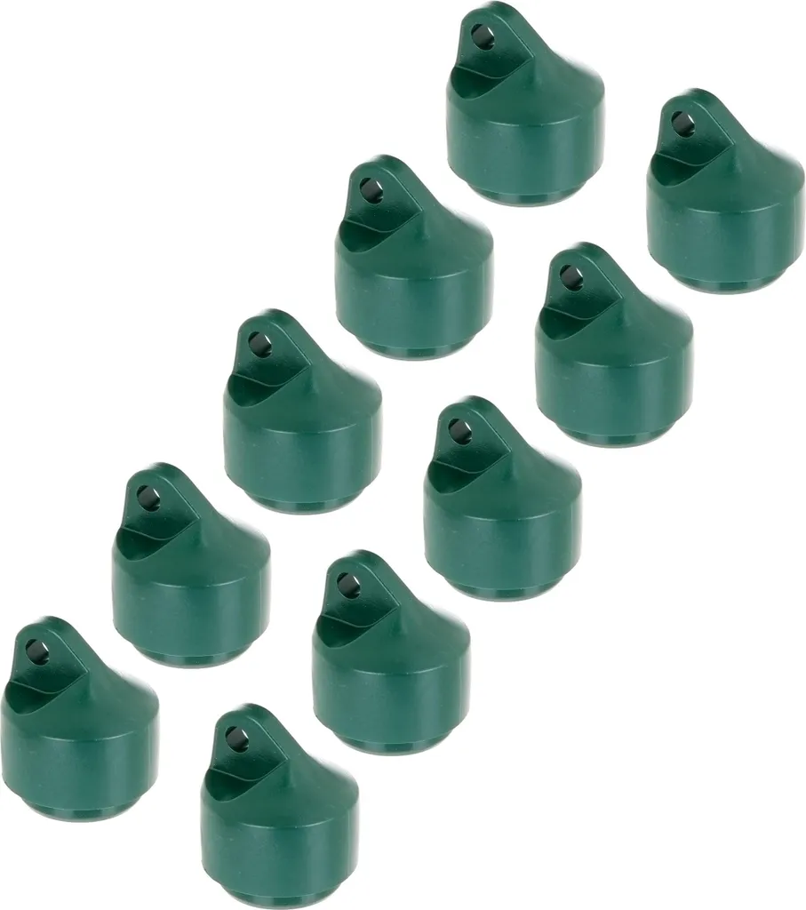 Alberts 855321 capuchon pour étai en plastique vert Ø 38 mm (lot de 10)