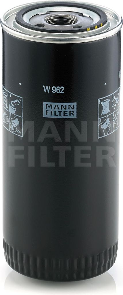 Filtr oleju OUTLET ze stali z zaworem zwrotnym, wysokość Zdjęcie produktu 