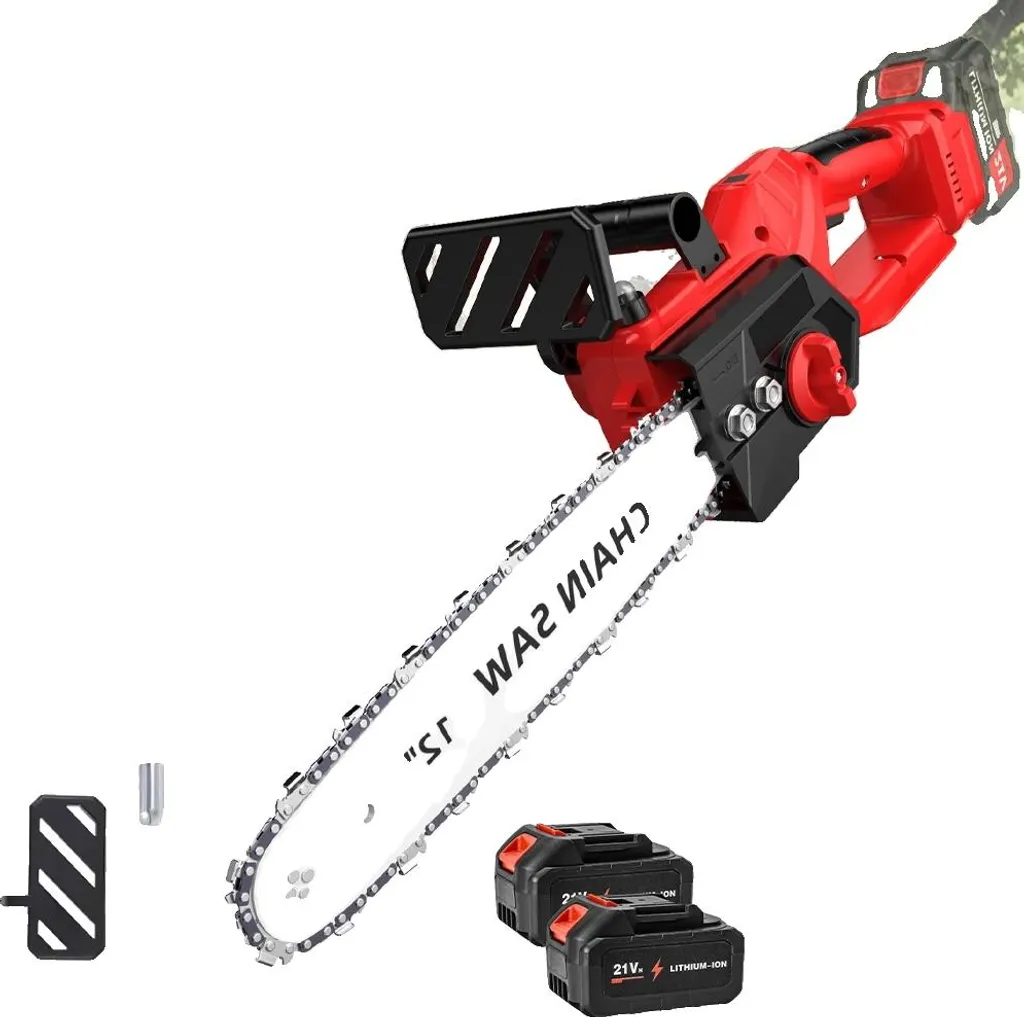 Tronçonneuse électrique 12 pouces moteur sans balais avec 2 batteries