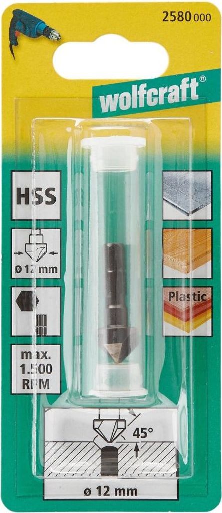 Wolfcraft COUNTERSINK 12MM HSS Immagine del prodotto 