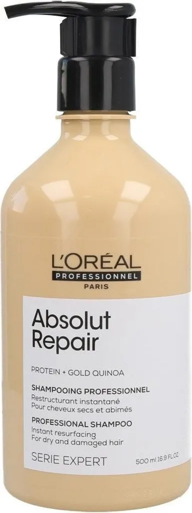 L'Oreal Professionnel, Serie Expert Absolut Repair, Protein + Gold Quinoa, Hair Shampoo, 500 ml
