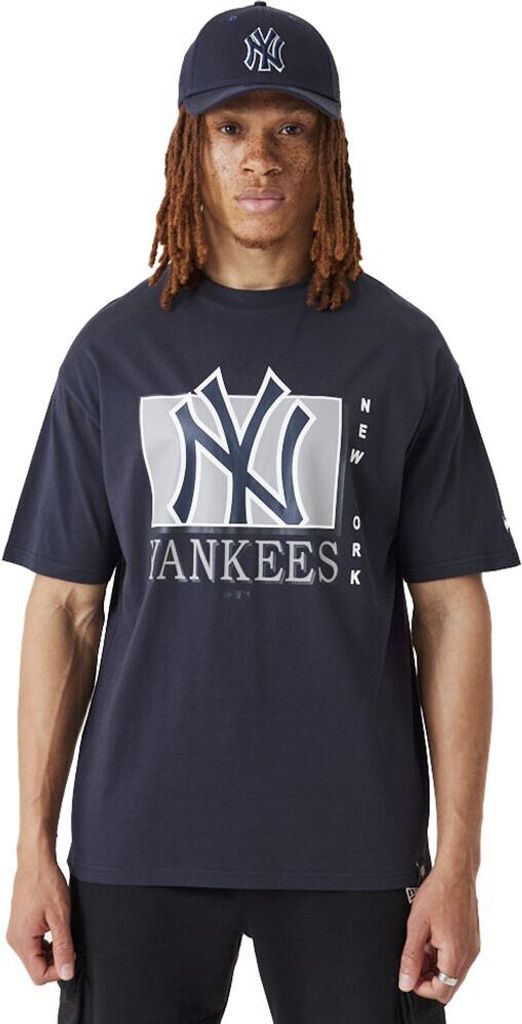 New Era - MLB T-Shirt Uni Team Wordmark Tee - NY Yankees navy XXL