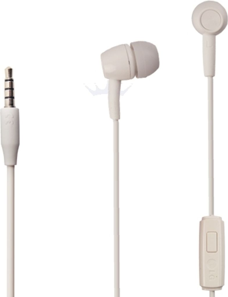 Original LG Headset für G8X ThinQ / G8S ThinQ / K50S / K40 SGEY0007612 in Weiss InEar In-Ear Kopfhörer Ohrhörer Head-Set 3,5mm Stecker Stereo So...