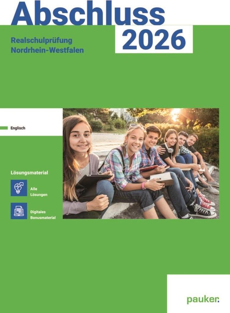 Abschluss 2025 - MSA Realschule NRW - Lösungsband - Englisch