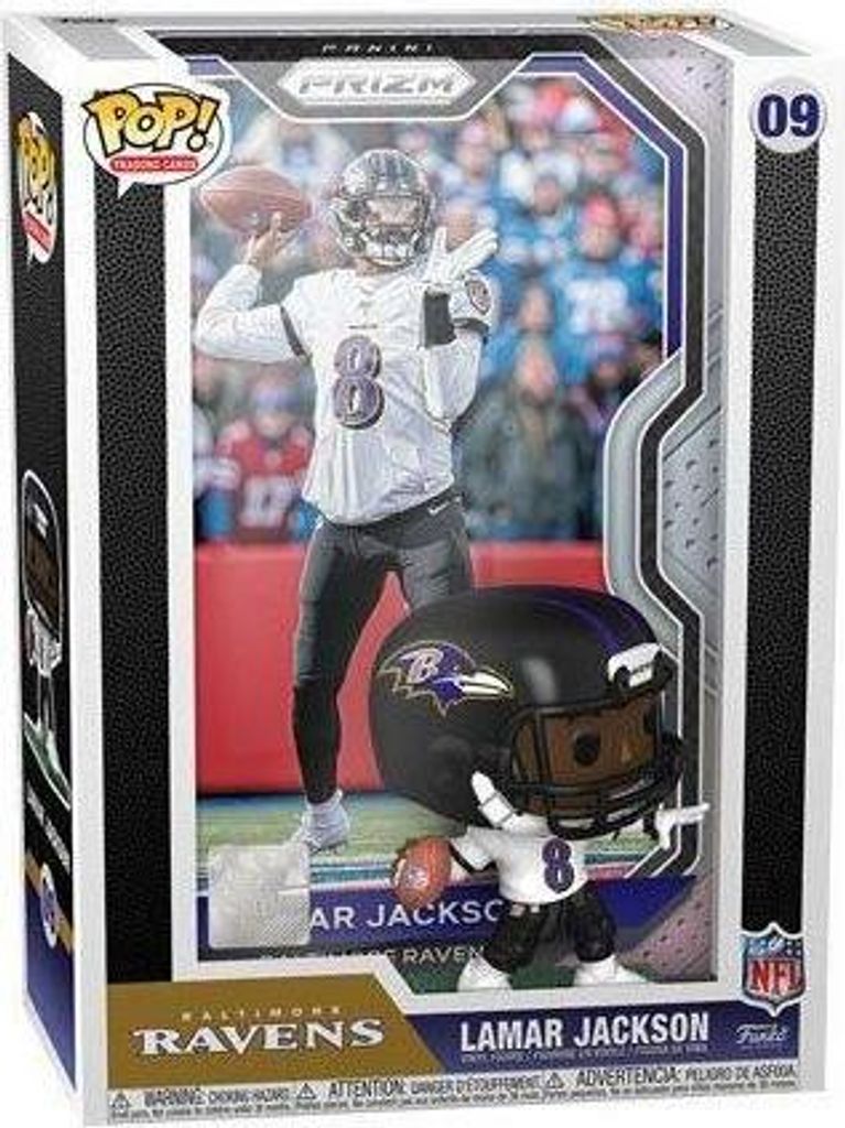 Funko POP! NFL Trading Cards - Sammelfigur - Lamar Jackson #09 / Baltimore Ravens