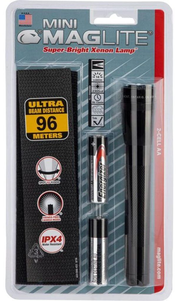 Maglite Mini AA Taschenlampe schwarz Immagine del prodotto 