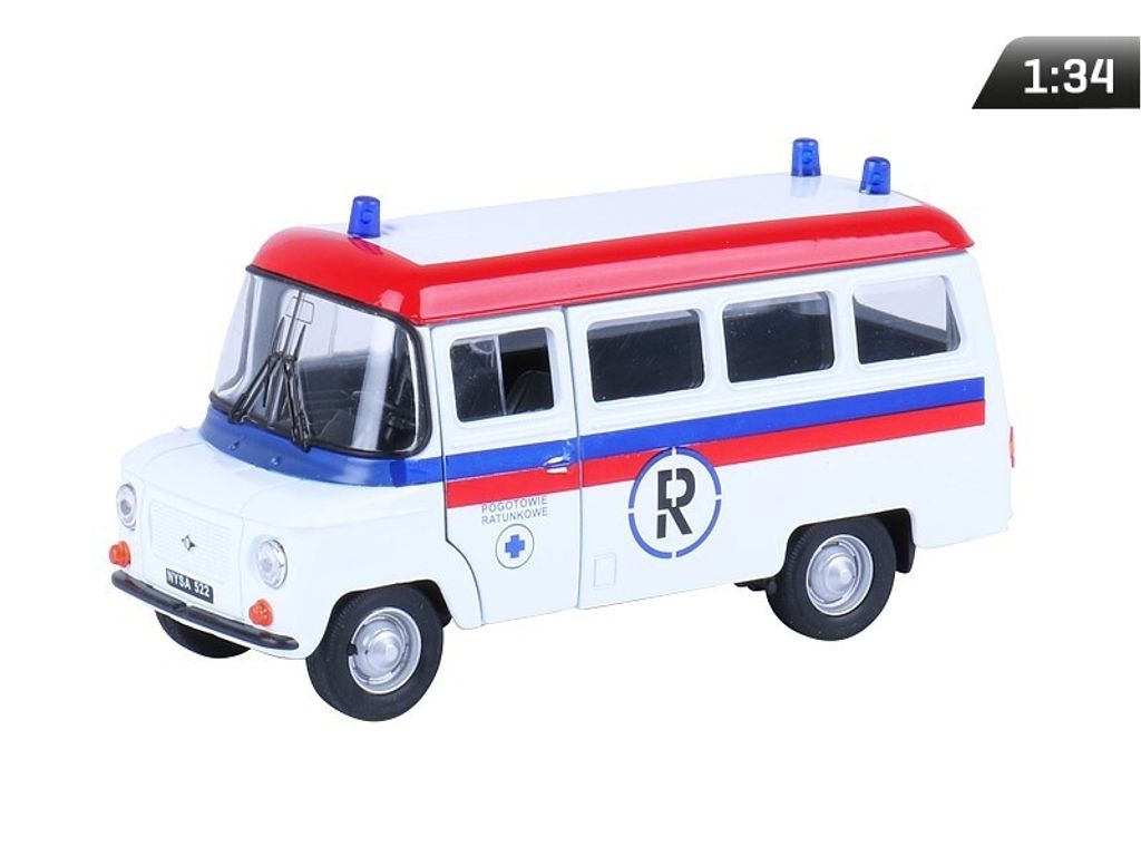 Modell 1:34, PRL Nysa 522 POGOTOWIERATUNKOWE, weiß (A884N522PRB)