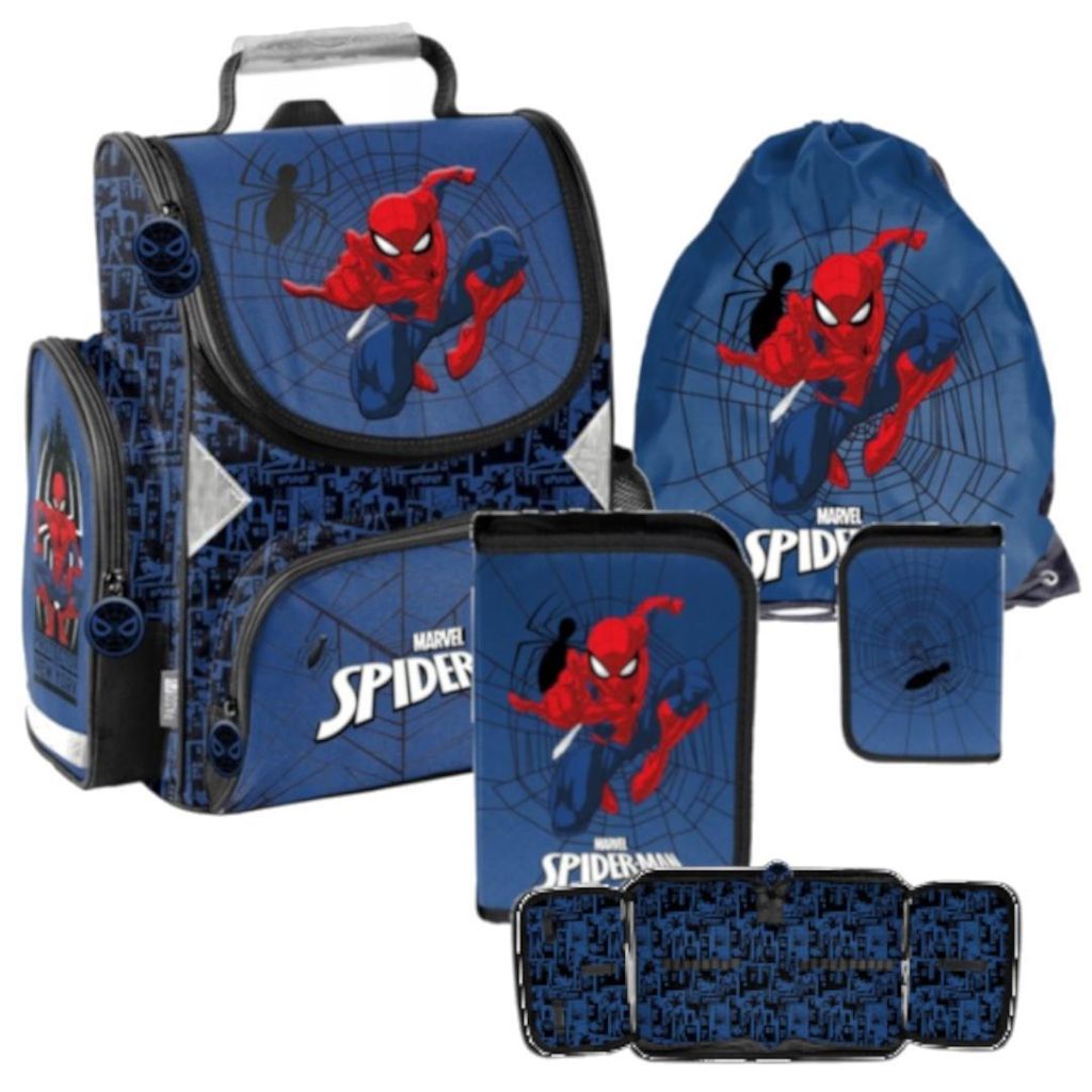 Schulranzen Schulset für Jungen 3-Element Spiderman Produktbild 