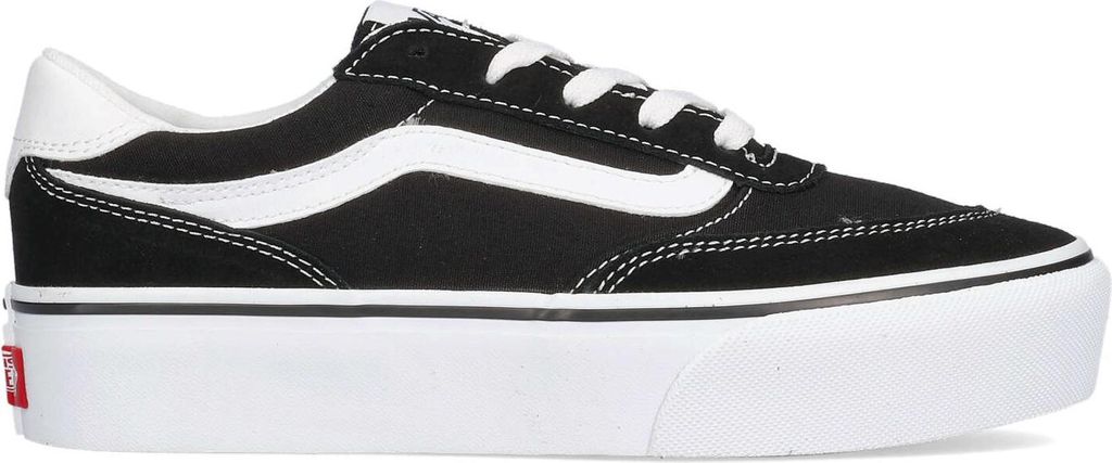 Vans Brooklyn Ls Platform Suede/Canvas Black/White Größe EU Produktbild 