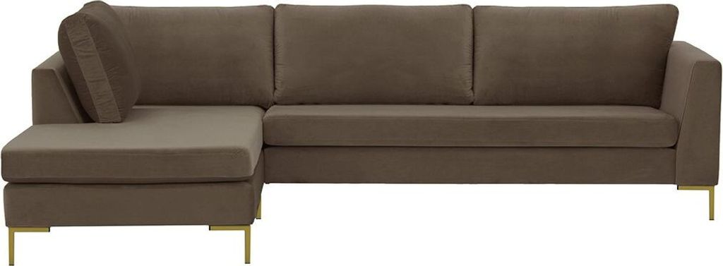 SLF24 - Linksseitiges Ecksofa Gosena - Elefant - Velluto 17