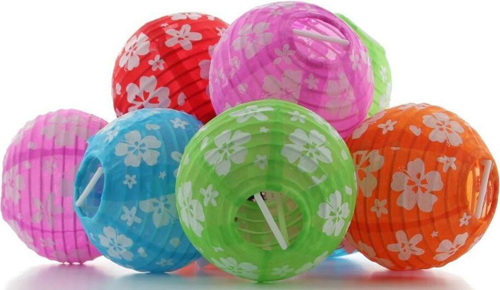 Edco Lichterkette LED zehnfach Dekoration 79900 Bunt Blumen