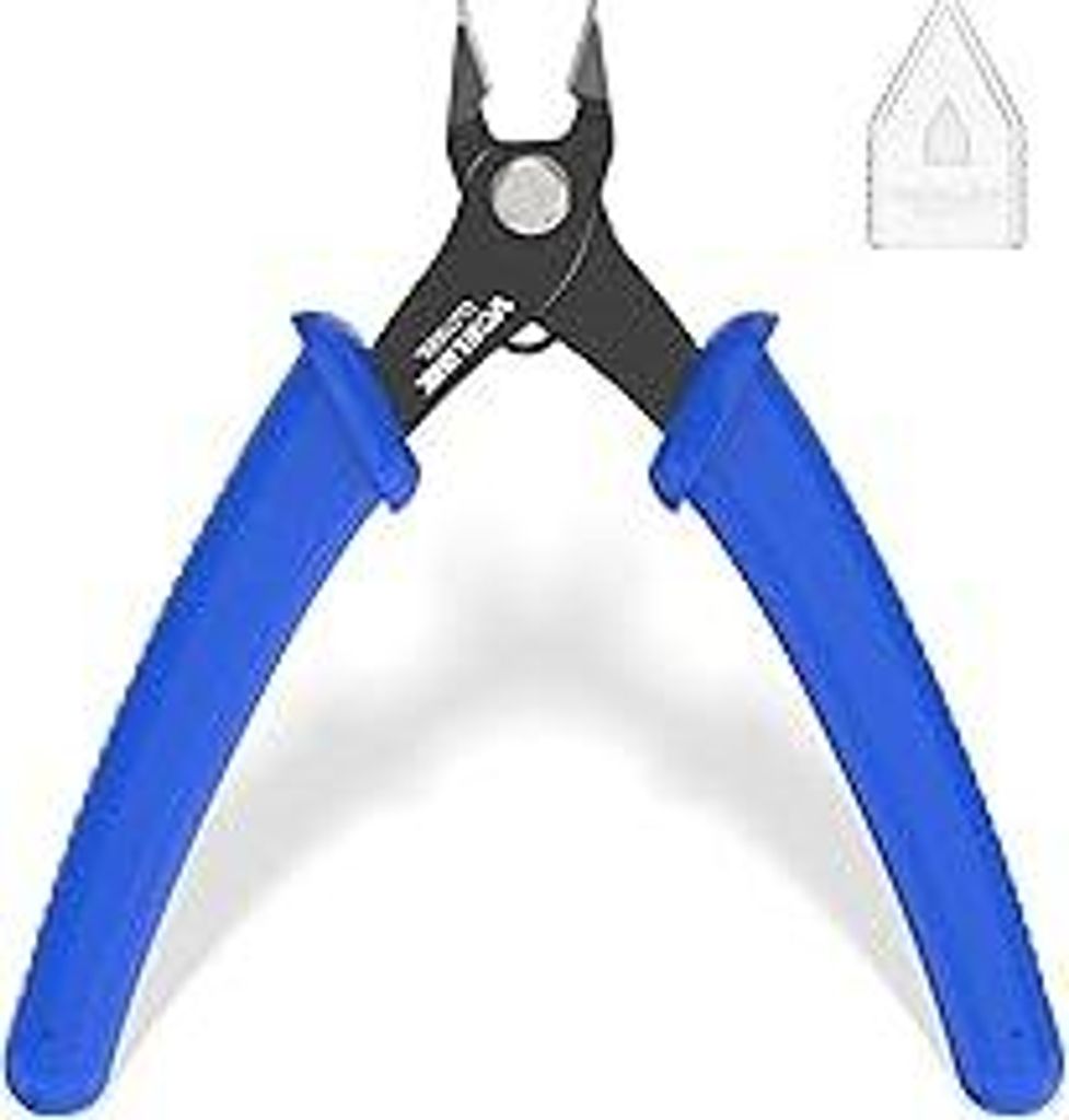 VCELINK Seitenschneider Klein GJ706BL, Elektronik Drahtschneider Abgewinkelter, Präzisionszange Mini Für Modellbau, Feine Drähte, Electronics, K...