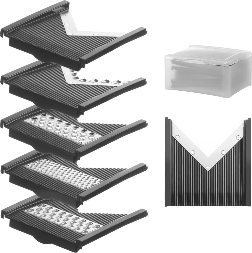 Ersatz-Schneidscheiben für die V-förmige Gemüsehobel-Mandoline - 5er-Set.