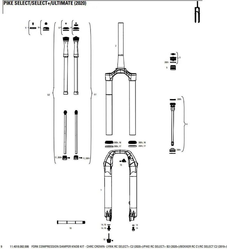 ROCKSHOX Federgabel Lyrik Select / Select+ / Ultim Charger Produktbild 