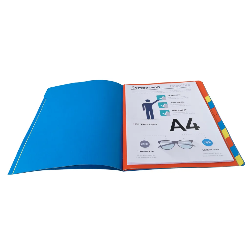 Organiseur de bureau 12 compartiments pour documents A4 Vert Classer - 4
