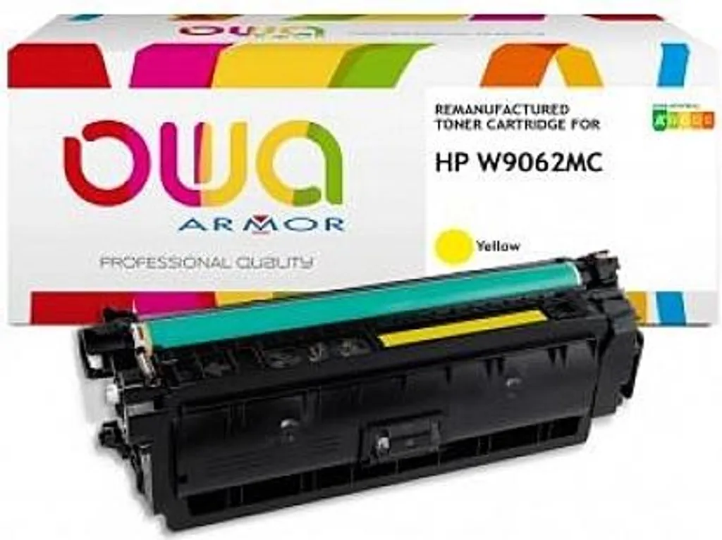 Toner Jaune compatible HP W9062MC Tecnoware idéal pour bureautique