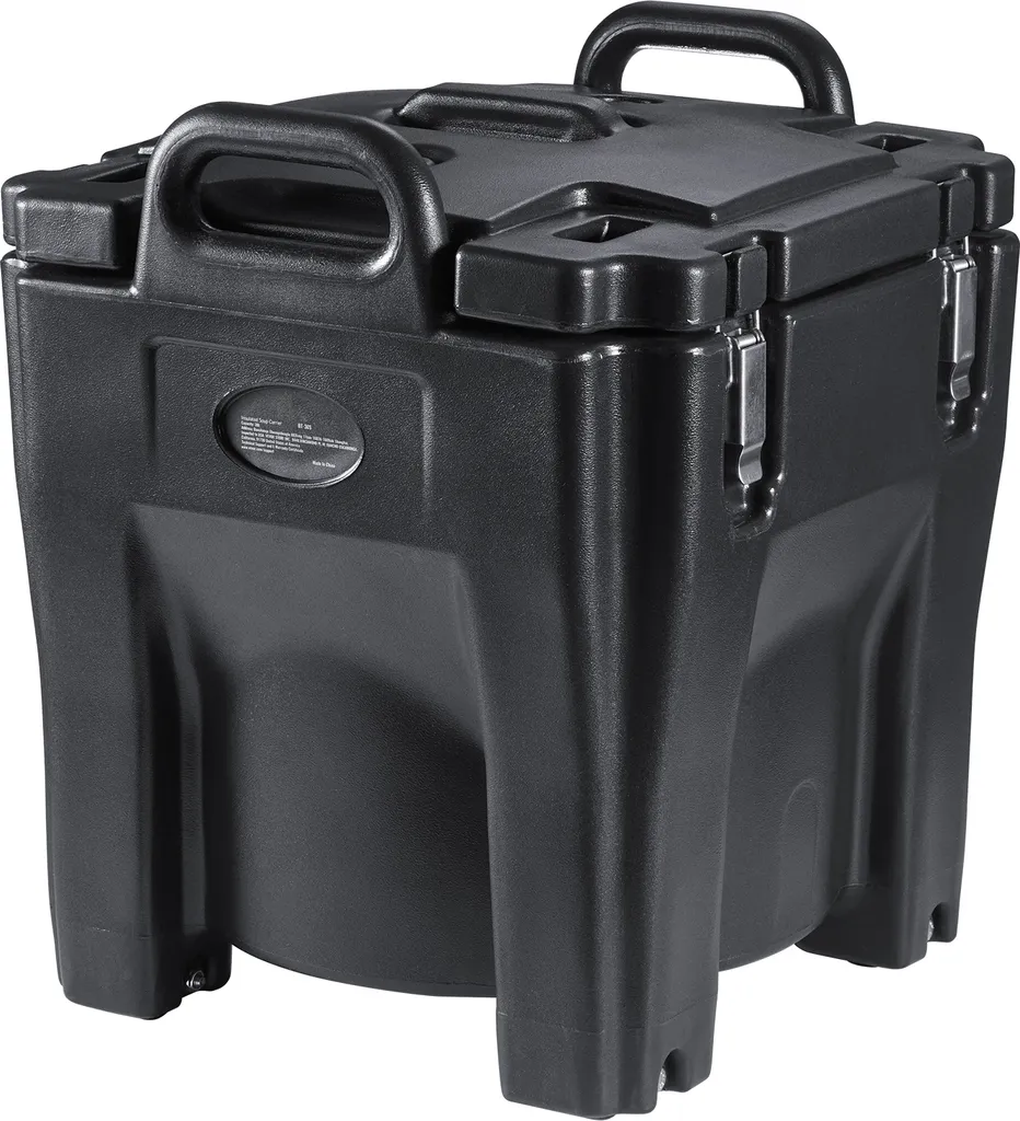 Conteneur thermique SucceBuy 30L en LLDPE noir pour restauration