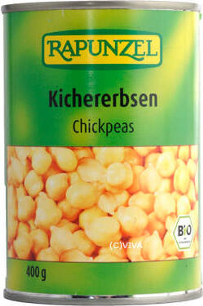 Rapunzel Kichererbsen in der Dose (400g) Produktbild 