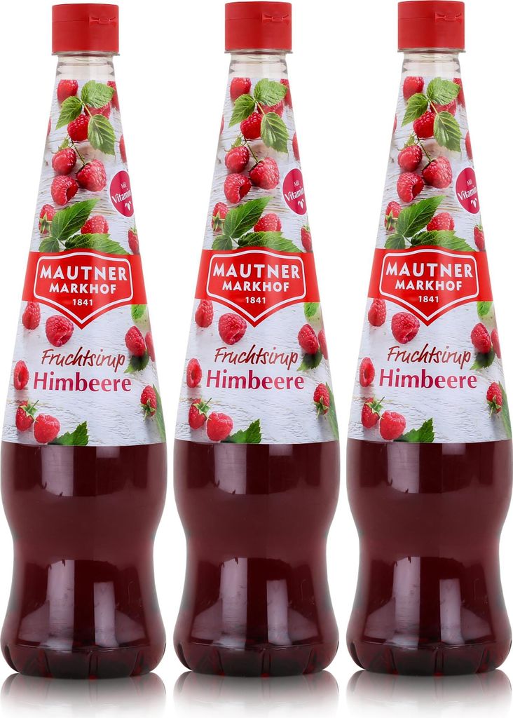 Mautner Getränkesirup Himbeere 0,7L - Softdrink, Cocktails Produktbild 
