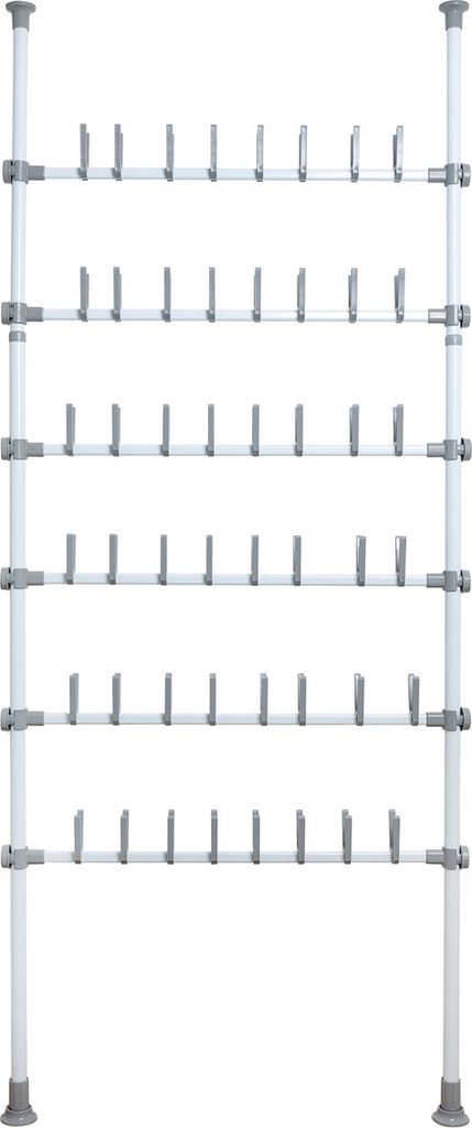 WENKO Teleskop Regal System Schuhe HERKULES begehbarer Kleider Schrank Ordnung