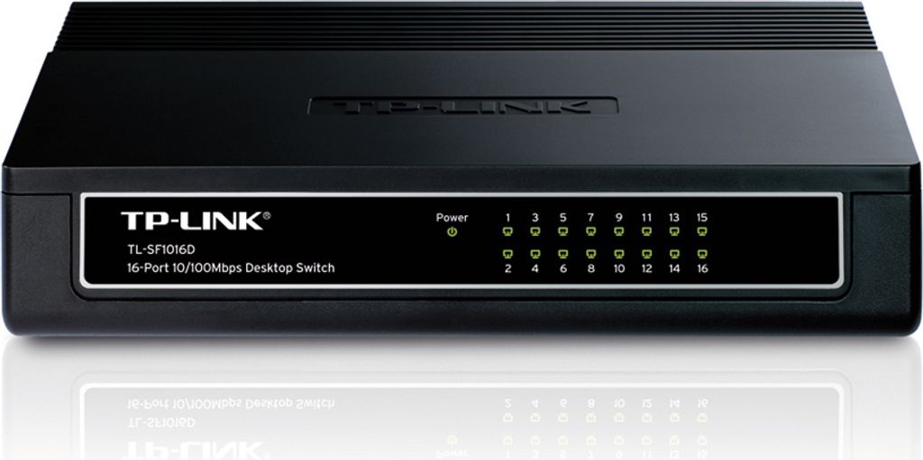 TP-Link TL-SF1016D - Switch - 16 Anschlüsse - EN, Fast EN - Image du produit 