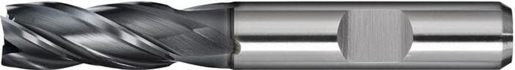Schaftfräser DIN 844 TypN D.6mm HSS-Co PM ALCRONA Weldon Z.4 kurz PROMAT