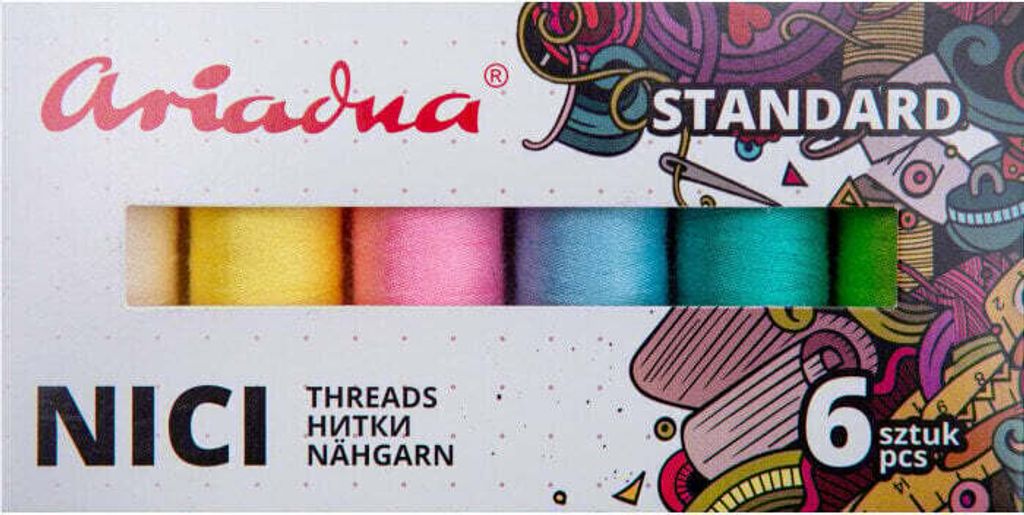 Ariadna Faden Set of Threads Talia 6 x 200 m Standard Produktbild 