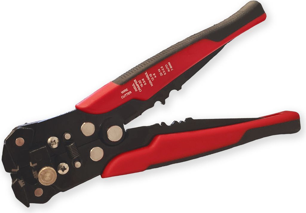 PremiumX PX-103 Crimpzange für Klemmen Kabelschuhe Abisolierer Schneider