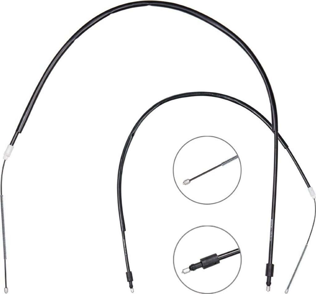 RIDEX Handbremsseil Seilzug Feststellbremse für CITROËN XSARA (N1) Hinten Hinten Links 124C1250
